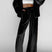 Arolora Velvet Hooded Zipper Pocket Two-Piece Set