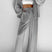 Arolora Velvet Hooded Zipper Pocket Two-Piece Set