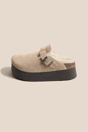 Vintage Leather Slip-on Flats