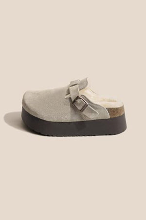 Vintage Leather Slip-on Flats