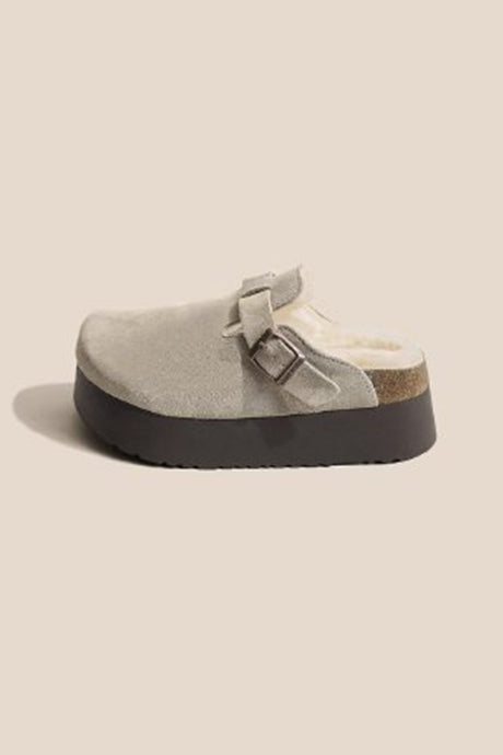 Vintage Leather Slip-on Flats