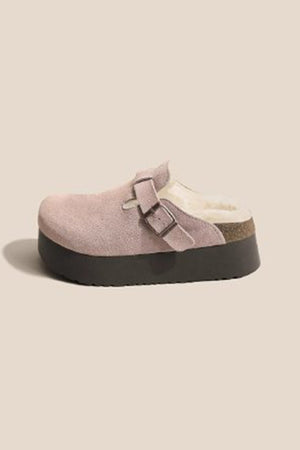 Vintage Leather Slip-on Flats