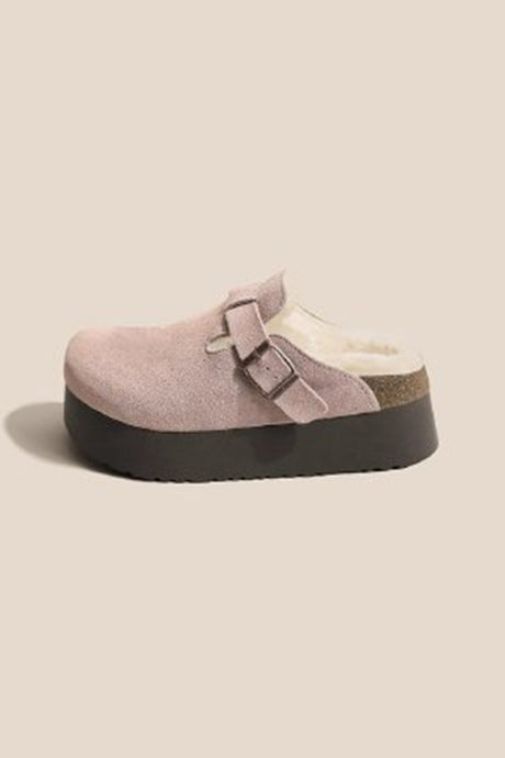 Vintage Leather Slip-on Flats