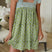 Arolora Vintage Strappy Floral Print Mini Dress