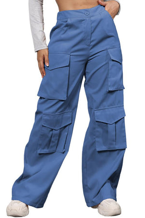 Arolora wide-leg-cargo-pants-with-pockets