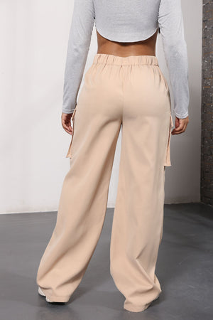 Arolora wide-leg-cargo-pants-with-pockets