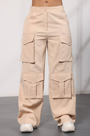 Arolora wide-leg-cargo-pants-with-pockets