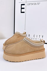 Wool Thick Sole Slip-on Snow Boots