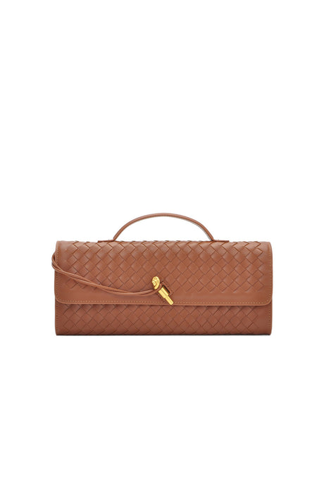 Woven Baguette Shoulder Bag Crossbody Bag