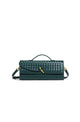 Woven Baguette Shoulder Bag Crossbody Bag