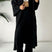 Arolora wrinkled-texture-open-front-cardigan-suits