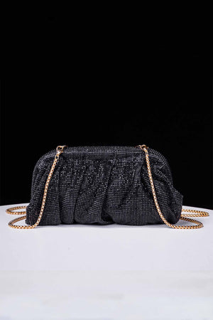 Rhinestone Clutch Crossbody Bag
