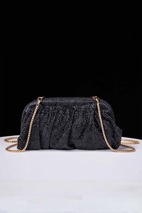 Rhinestone Clutch Crossbody Bag