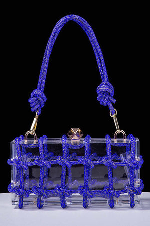 Rhinestone Clear Shoulder Bag