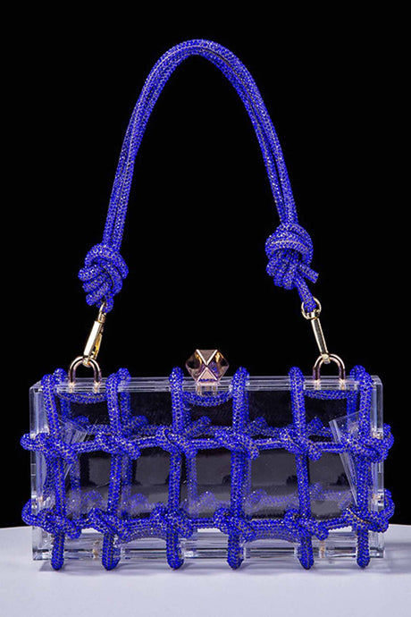 Rhinestone Clear Shoulder Bag