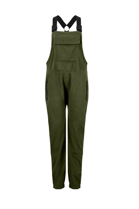 Arolora polar-fleece-sleeveless-baggy-overalls
