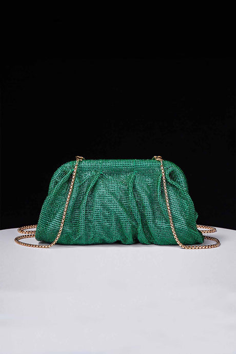 Rhinestone Clutch Crossbody Bag