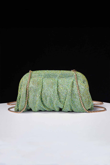 Rhinestone Clutch Crossbody Bag