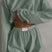Arolora hollow-long-sleeve-shorts-slit-two-piece-set