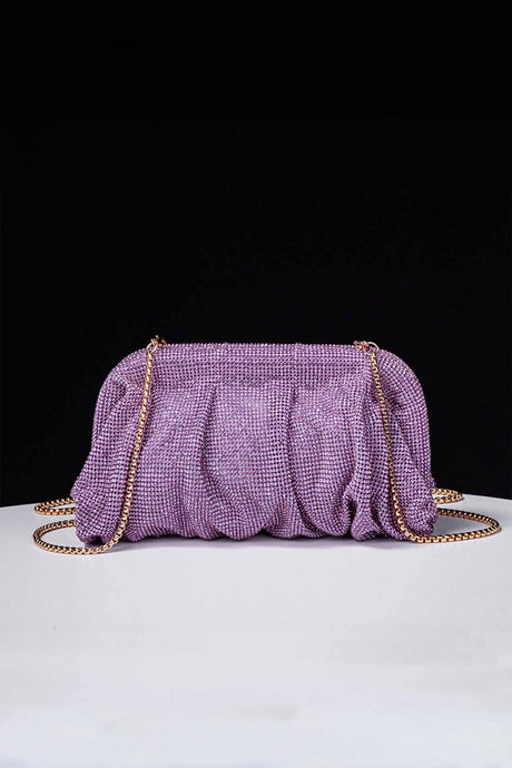 Rhinestone Clutch Crossbody Bag