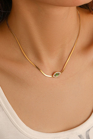 Demon's Eye Titanium Steel Necklace
