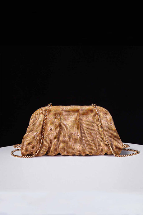 Rhinestone Clutch Crossbody Bag