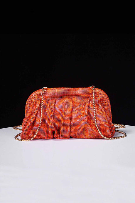 Rhinestone Clutch Crossbody Bag