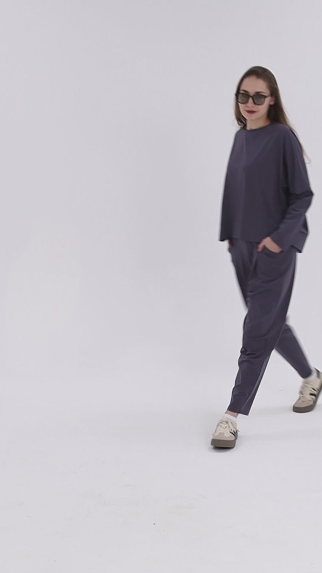 High Low Hem Sweatshirt Set