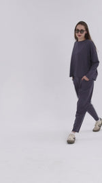 High Low Hem Sweatshirt Set