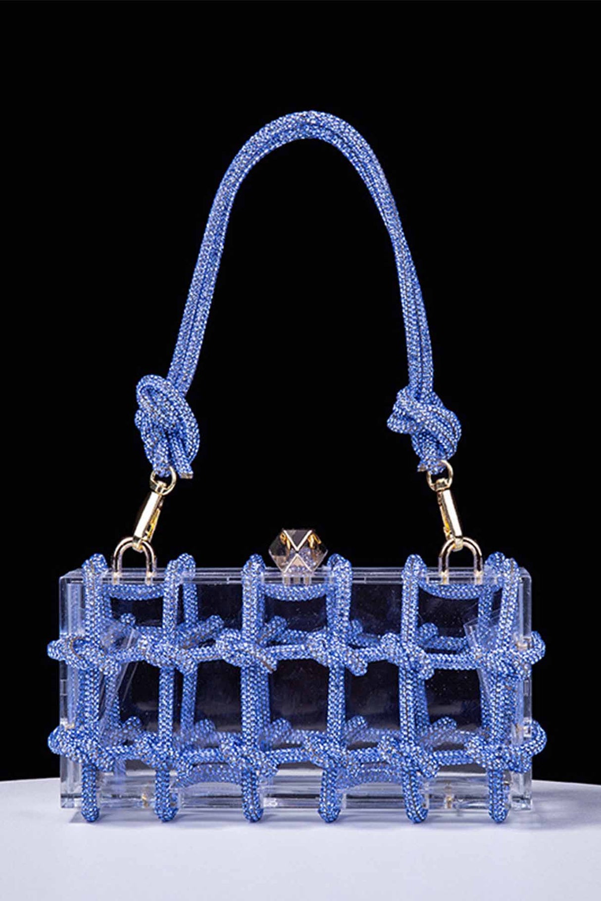 Rhinestone Clear Shoulder Bag