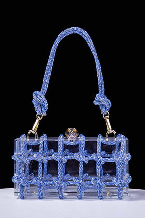 Rhinestone Clear Shoulder Bag
