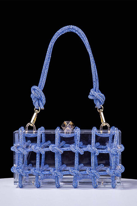 Rhinestone Clear Shoulder Bag
