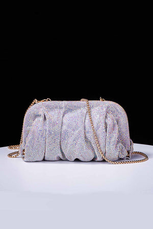 Rhinestone Clutch Crossbody Bag
