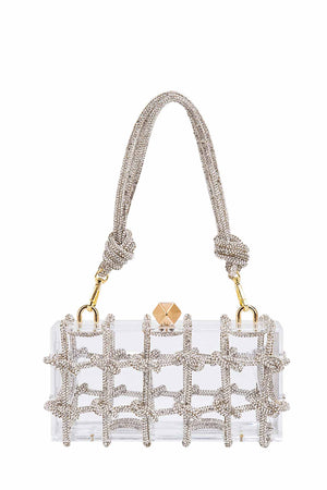 Rhinestone Clear Shoulder Bag