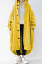 Hooded Pocket Button-up Coat