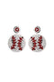 Bohemia Baseball Beaded Earrings