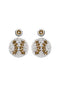Bohemia Baseball Beaded Earrings