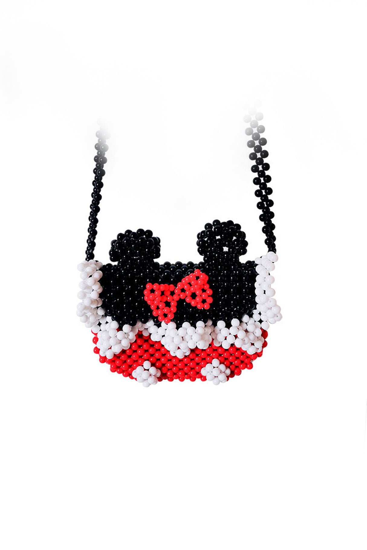 Cartoon Handmade Beaded Crossbody Bag