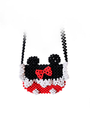 Cartoon Handmade Beaded Crossbody Bag