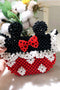Cartoon Handmade Beaded Crossbody Bag