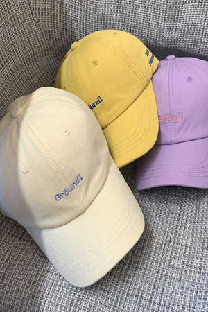 Casual Alphabet Embroidery Baseball Cap