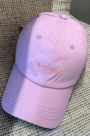 Casual Alphabet Embroidery Baseball Cap