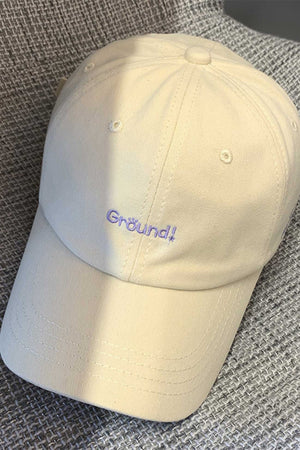 Casual Alphabet Embroidery Baseball Cap