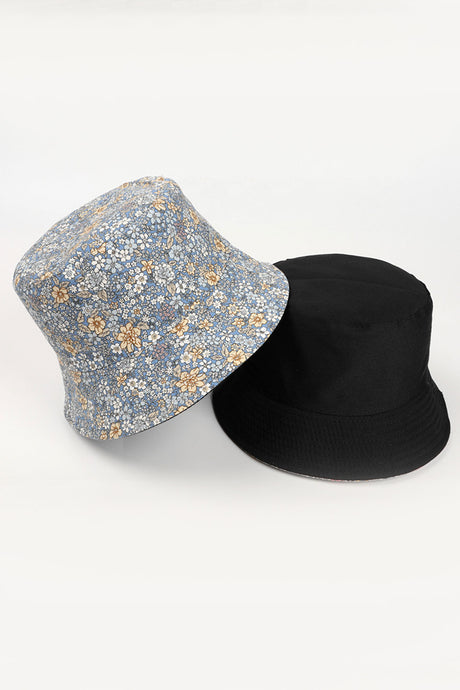 Daisy Print Reversible Bucket Hat