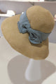 Foldable Wide Brim Bow Ties Straw Hat