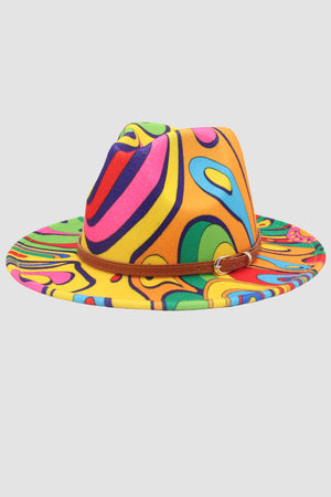 Graffiti Belt Fedora Hat