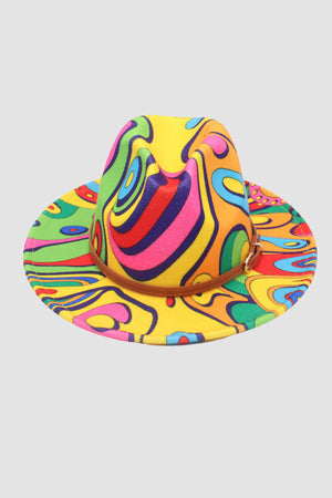 Graffiti Belt Fedora Hat