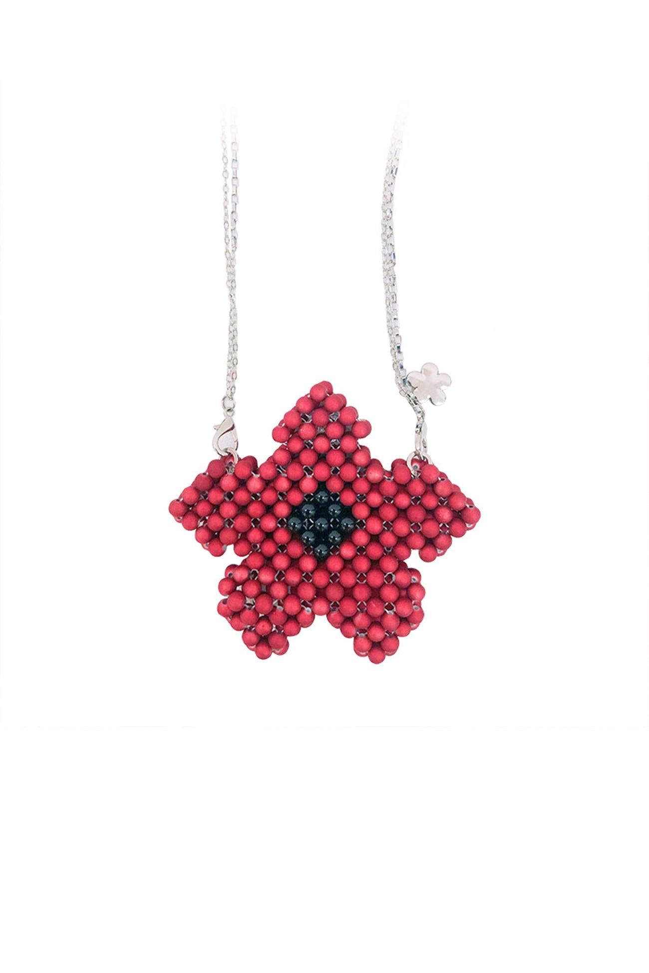 Handmade Pentagonal Beaded Crossbody Bag
