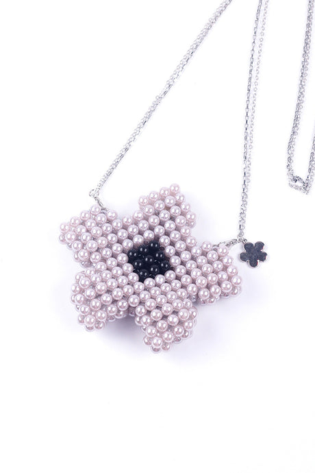 Handmade Pentagonal Beaded Crossbody Bag