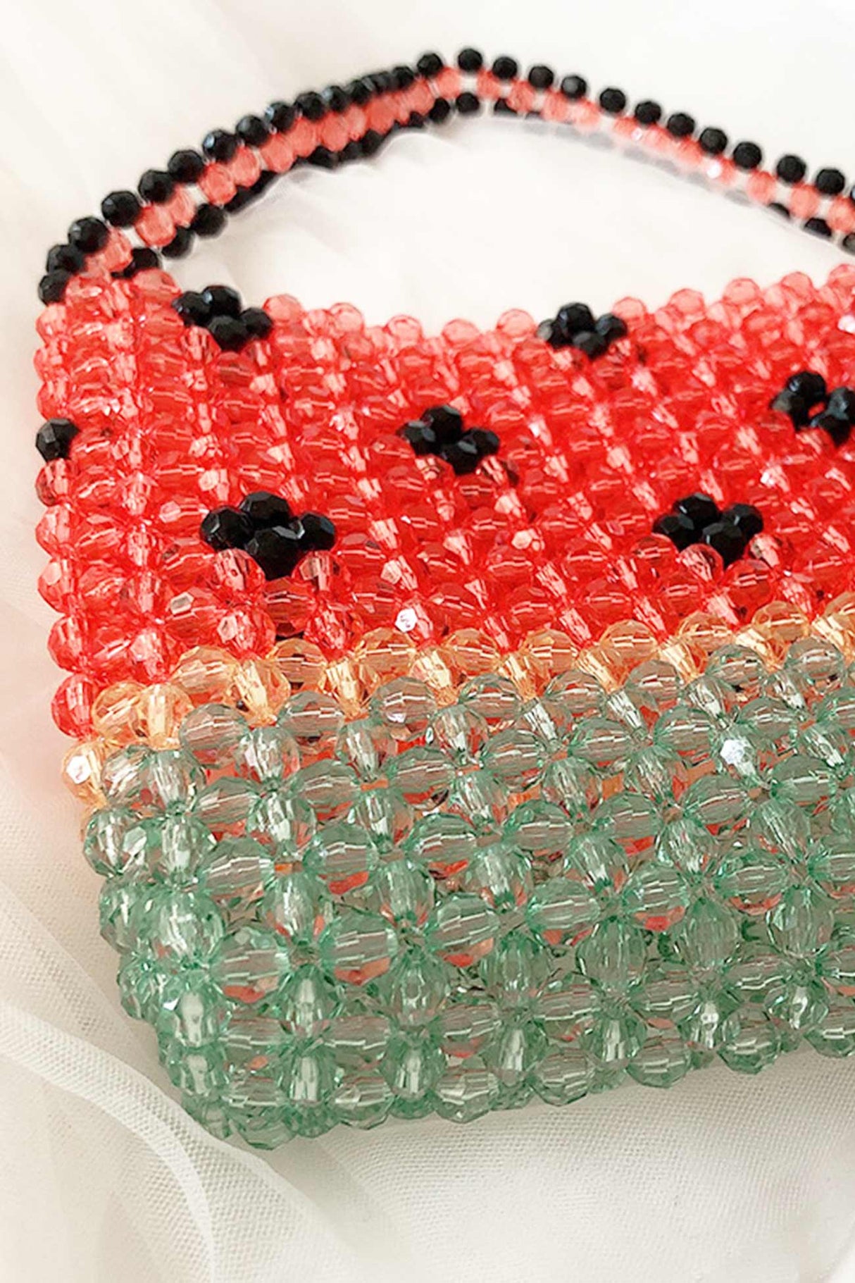 Handmade Watermelon Beaded Bag